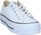 Converse Chuck Taylor All Star Lift Ox - Lage sneakers - Dubbel zo dikke zool - Wit - Maat 42