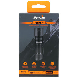 Fenix TK05R tactical LED flashlight, pocket size, double limit switch, extremely high light intensit