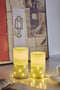 Pauleen 48120 Fairy Lights Candle wask 2 stuks Set Timer batterij wit/zilver was