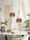 GOOD&MOJO Hanglamp Bhutan - Bamboe/Zwart - Ø25cm - - Hanglampen Eetkamer, Slaapkamer, Woonkamer