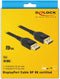 Delock 85661 - DisplayPort kabel 1.4 - 8K gecertificeerd 300 cm - Zwart