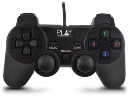 Ewent PL3330 - Gamepad - 13 knoppen 2 analoge joysticks - Zwart