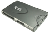 Sweex CR100 - Geheugenkaartlezer & 3 poorts USB 2.0 hub - Zilver
