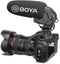 Boya BY-BM3030 - Video Shotgun richtmicrofoon - Supercardioïde - Zwart