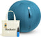 Backerz Zitbal Linnen 65 CM - Zitbal - Ergonomische Bureaustoel Bal - Groenblauw