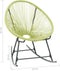 vidaXL - Tuinstoel - Acapulco - poly - rattan - groen