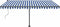 vidaXL - Luifel - automatisch - met - LED - en - windsensor - 400x350 - cm - blauw - wit