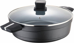 Pot met Glazen Deksel San Ignacio Bistro SG6427 Verval Aluminium (Ø 28 x 8 cm)