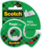 Plakband scotch magic 810 19mmx15m + plakbandh | 12 stuks