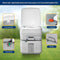 SereneLife Draagbaar Toilet, 20 Liter portabletoilet met CHH Pomp & Niveau Indicator, 100-120 Spoelingen