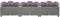 vidaXL - Plantenbak - verhoogd 120x40x23 cm - polypropeen - lichtgrijs
