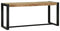 vidaXL - Bank - 100x35x45 - cm - Massief - Ruw - Hout - Mango