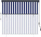 vidaXL - Rolgordijn - voor - buiten - 160x250 - cm - blauw - en - wit