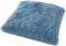 Dutch Decor FLUFFY - Sierkussen 45x45 cm - superzacht - effen kleur - Provincial Blue - lichtblauw - Inclusief binnenkussen