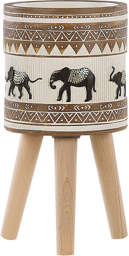 KOTTES - Plantenbak - Zwart - 22 cm - Magnesiumoxide