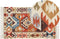 Beliani VOSKETAP - Kelim vloerkleed - Multicolor - Wol