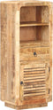 vidaXL - Hoge - kast - 45x32x110 - cm - ruw - mangohout