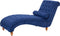 MURET - Chaise longue - Blauw - Symmetrisch - Polyester