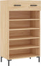 vidaXL - Schoenenkast - 60x35x105 - cm - bewerkt - hout - sonoma - eikenkleurig
