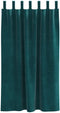 vidaXL - Blackout - Gordijnen - met - Hanglussen - 2 - stuks - Donkergroen - Velours