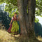 Dressforfun Maxi Dirndl Ruhpolding model 2 - Verkleedkleding kostuum - Figuurvriendelijk met vetersluiting - Katoen (XXL)