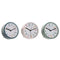 Bordsklocka Home ESPRIT Blauw Roze Turkoois (3 Stuks)