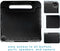 iMoshion Tablet Hoes Kinderen Geschikt voor Huawei MediaPad M5 Lite 10.1 inch - iMoshion Kidsproof Backcover met handvat - Zwart