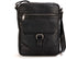 Leren A5 Crossbodytas met tabletvak - Nebraska - Zwart