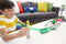 Hot Wheels Mario Kart Nemesis Track Set Piranha