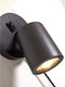 GOOD&MOJO Wandlamp Java - Bamboe Zwart - Ø12cm - Binnen Modern