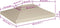 vidaXL - Vervangend - tentdoek - prieel - 310 - g/m² - 3x4 - m - beige