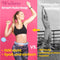 Smart Hula Hoop met Teller, Verstelbaar 66-132 cm, Zwart/Blauw, Fitness Ring met Gewicht en Accessoi