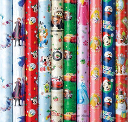 Disney Cadeaupapier - 5 rollen - 200 x 70 cm - Multikleur (5 stuks)