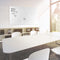 Magnetoplan ontwerpglas magnetisch paneel glazenbord - 80x60 cm - wit - glas - frameless