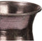 Vaas Zilverkleurig Metaal 16 x 42 x 16 cm (4 Stuks) Met reliëf