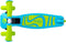 AMIGO Twister 3-Wiel Step - Kinderstep Opvouwbaar - In hoogte verstelbaar - Voetrem - Vanaf 3 jaar - Jongens / Meisjes - Blauw/Lime