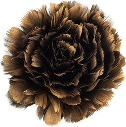 J-Line decoratie bal Losse Veren - veren - goud