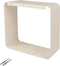 Duraline Schap Kubus Wit Metaal 2mm 28x28x12cm