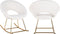 Richmond Interiors Maddy Schommelstoel Wit