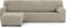 Hoes voor chaise longue met korte armleuning links Eysa THOR Beige 110 x 110 x 310 cm