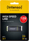 Intenso High Speed Line - USB-stick 128GB - USB 3.2 Gen 2 250MB/s Lezen Zwart