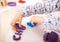 Eberhard Faber kinderklei - 4x in beker - 140 gram - oranje-roze-groen-paars - EF-572510