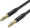 Vention BAXBH audio kabel 2 m 3.5mm Aluminium, Zwart