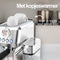 COOK-IT Espressomachine - RvS Koffiemachine - 20 Bar Italiaanse Pomp - Automatische Melkopschuimer