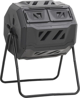 vidaXL - Compostbak - 160 - L - 73x64x95 - zwart