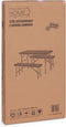 Klaptafel met banken - 120x70x74cm - 4 personen - wit