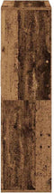vidaXL - Boekenkast - 66x31x112 - cm - bewerkt - hout - oud - houtkleurig
