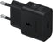 EP-T2510XBEGEU Samsung USB-C PD Wall Charger 25W + USB-C Cable Black Bulk