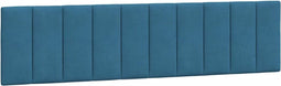 vidaXL - Hoofdbordkussen - 200 - cm - fluweel - blauw