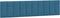 vidaXL - Hoofdbordkussen - 200 - cm - fluweel - blauw